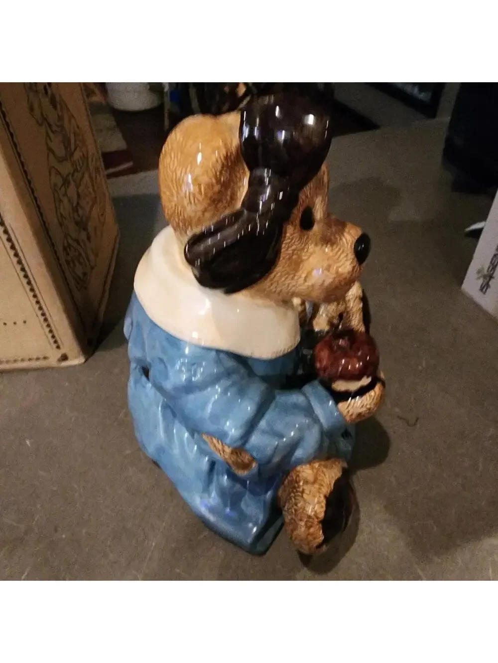 COOKIE JAR Bear, Boyds Bear Collection, Teacher, Limited, Bearware Pottery, 90s